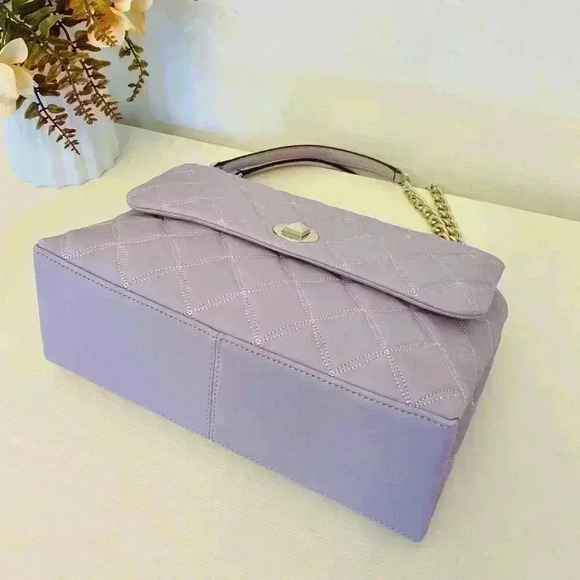 Kate Spade Purse Natalia Shoulder Bag Lilac Frost - Picture 7 of 12